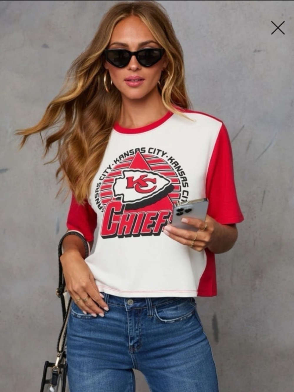 New! Junk Food Clothing Kansas City Chiefs Tee